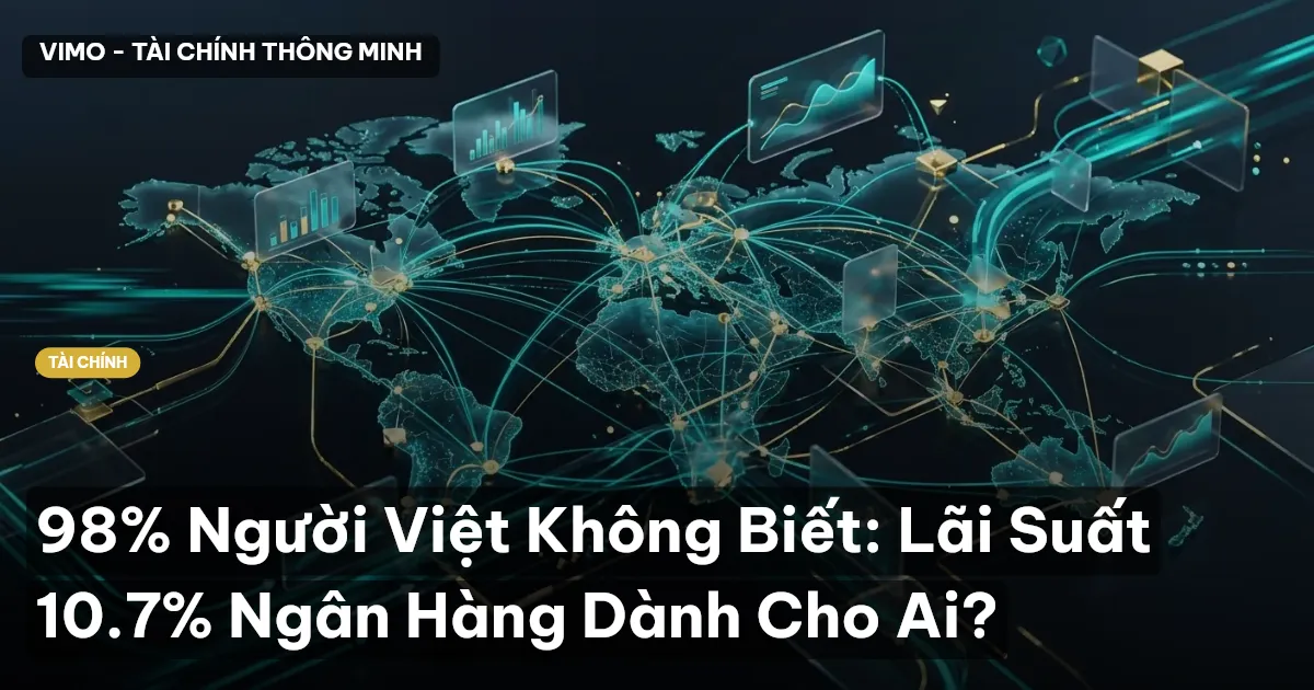 98% Người Việt Không Biết: Lãi Suất 10.7% Ngân Hàng Dành Cho Ai?