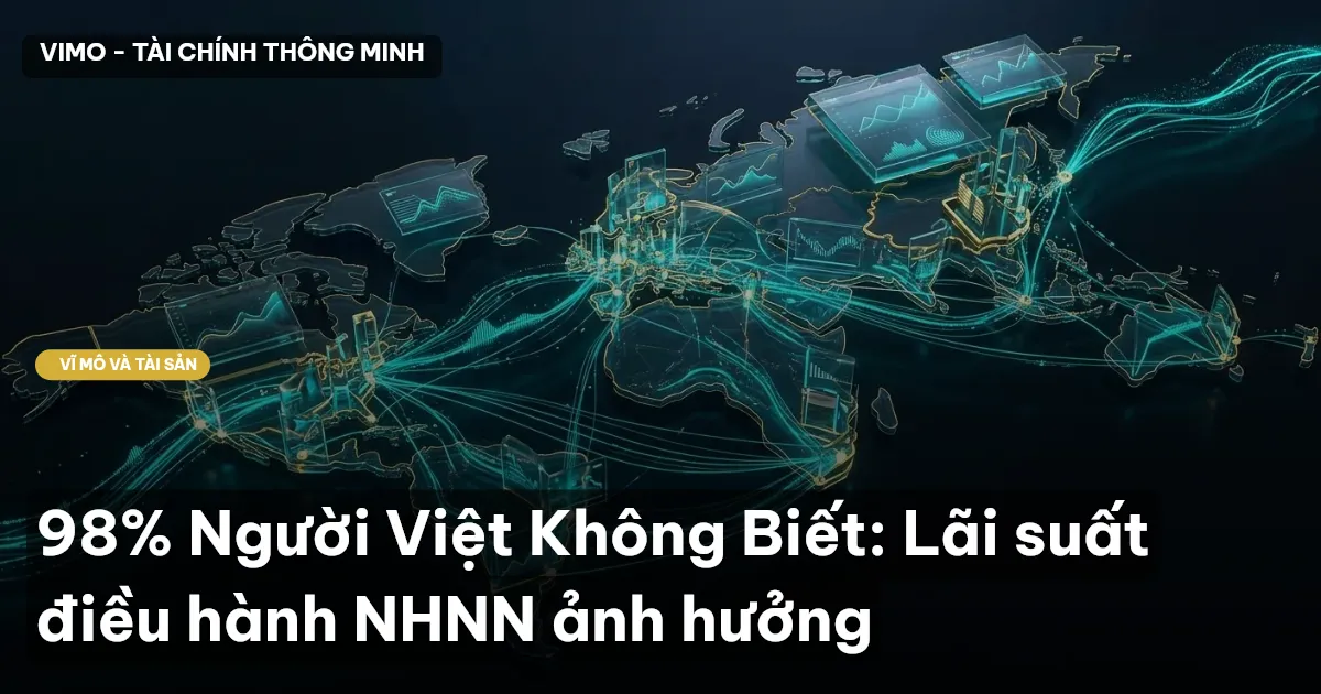 98% Người Việt Không Biết: Lãi suất điều hành NHNN ảnh hưởng