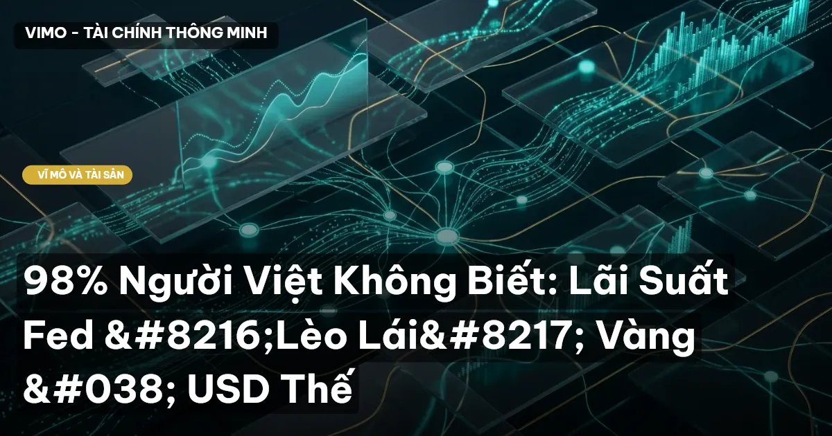 98% Người Việt Không Biết: Lãi Suất Fed ‘Lèo Lái’ Vàng & USD Thế