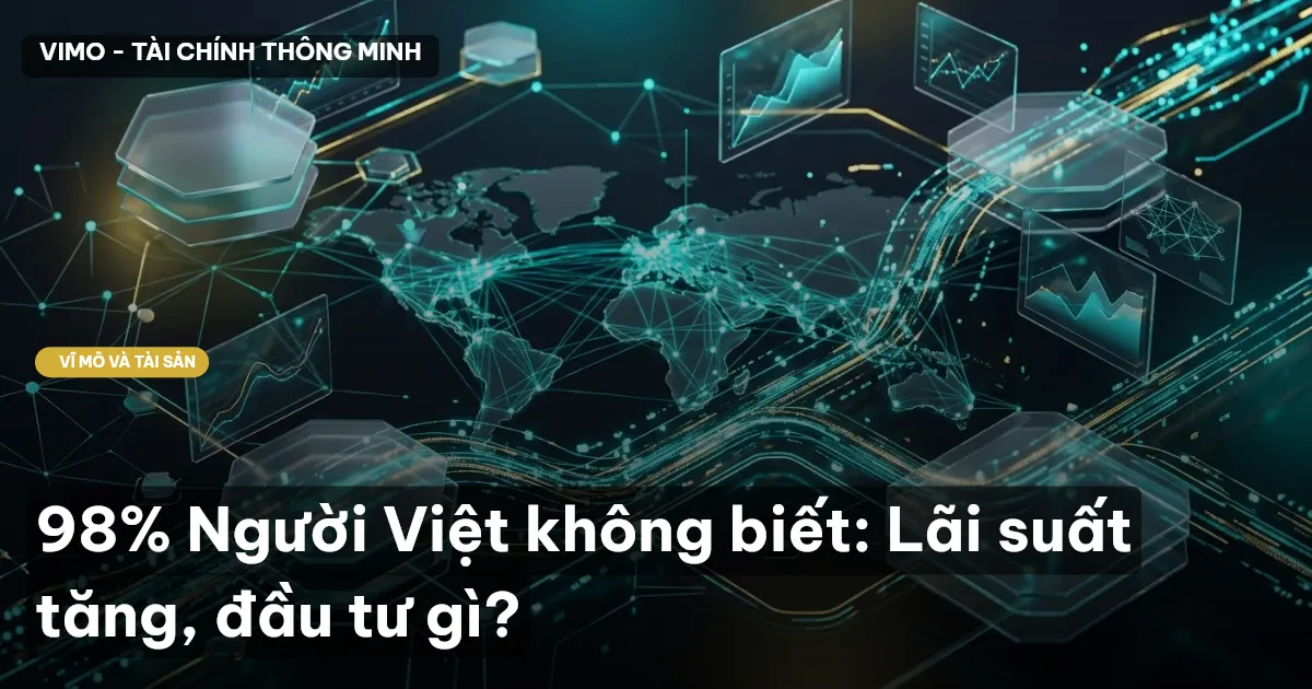 98% Người Việt không biết: Lãi suất tăng, đầu tư gì?