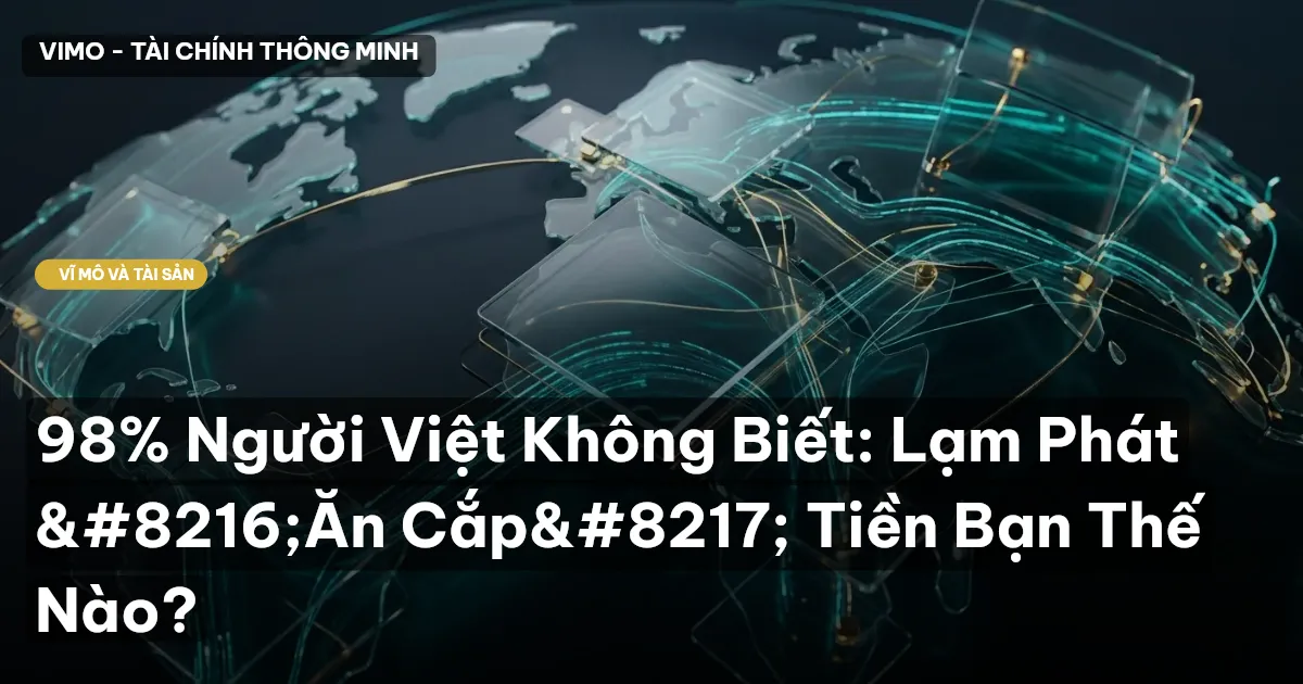 98% Người Việt Không Biết: Lạm Phát ‘Ăn Cắp’ Tiền Bạn Thế Nào?