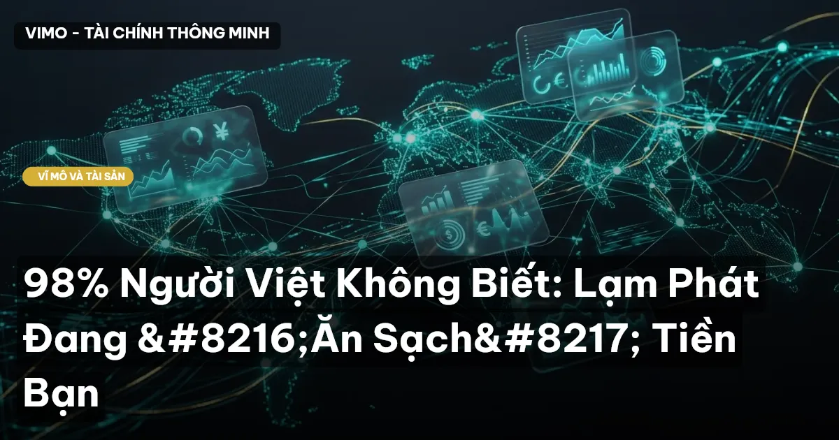 98% Người Việt Không Biết: Lạm Phát Đang ‘Ăn Sạch’ Tiền Bạn