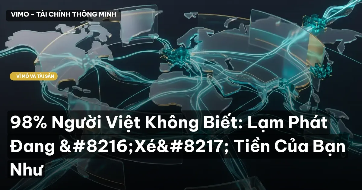 98% Người Việt Không Biết: Lạm Phát Đang ‘Xé’ Tiền Của Bạn Như