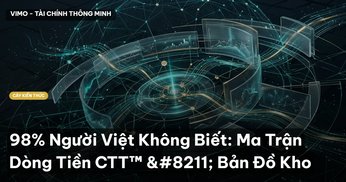 98% Người Việt Không Biết: Ma Trận Dòng Tiền CTT™ – Bản Đồ Kho