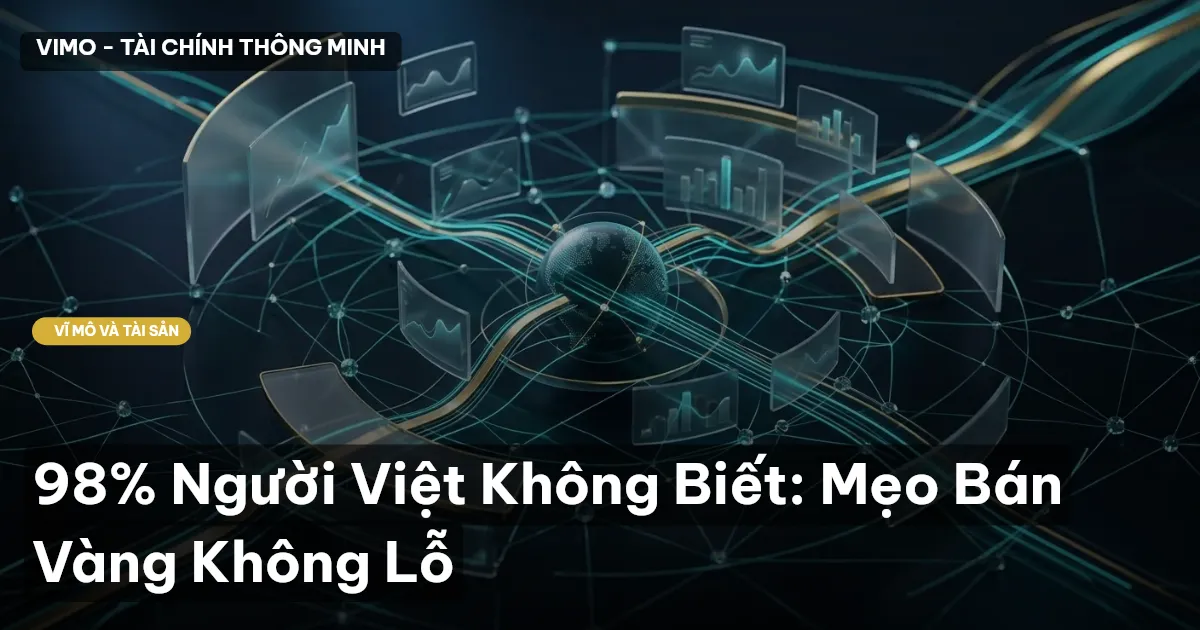 98% Người Việt Không Biết: Mẹo Bán Vàng Không Lỗ