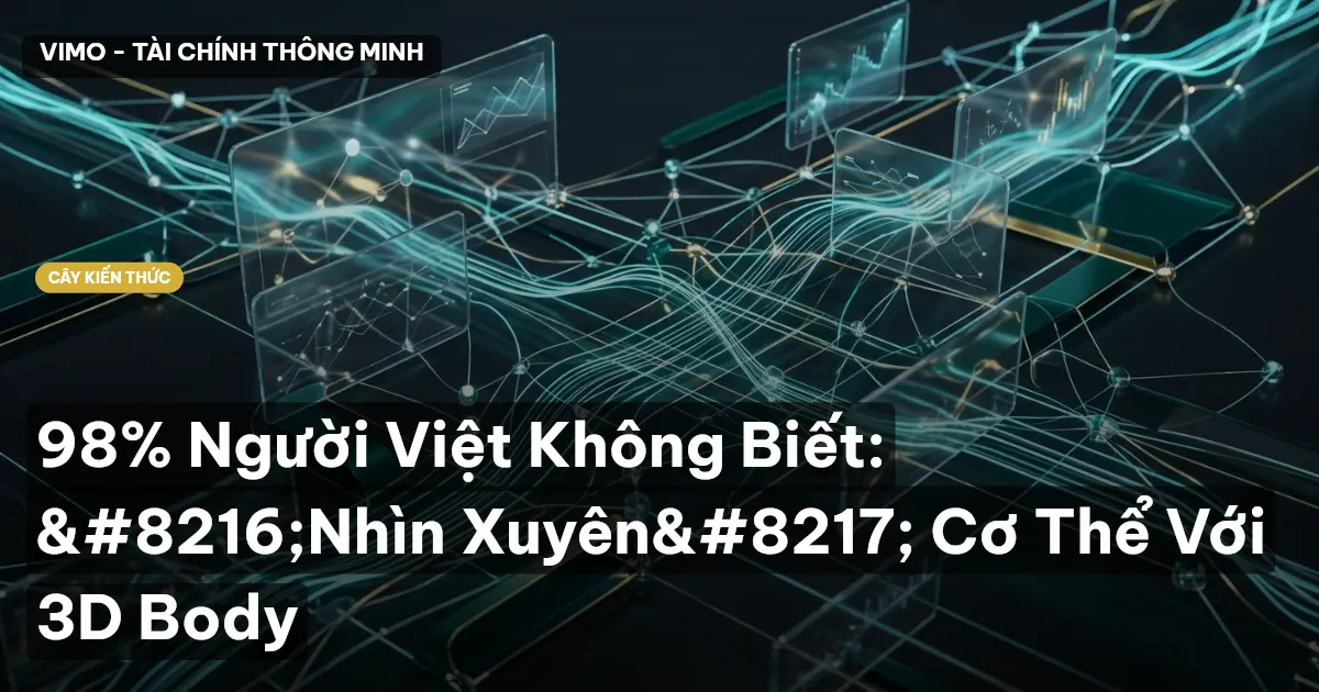98% Người Việt Không Biết: ‘Nhìn Xuyên’ Cơ Thể Với 3D Body