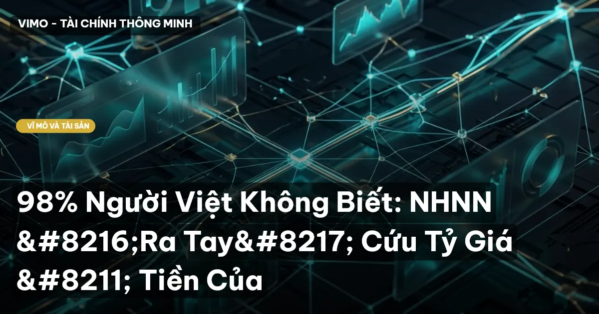 98% Người Việt Không Biết: NHNN ‘Ra Tay’ Cứu Tỷ Giá – Tiền Của