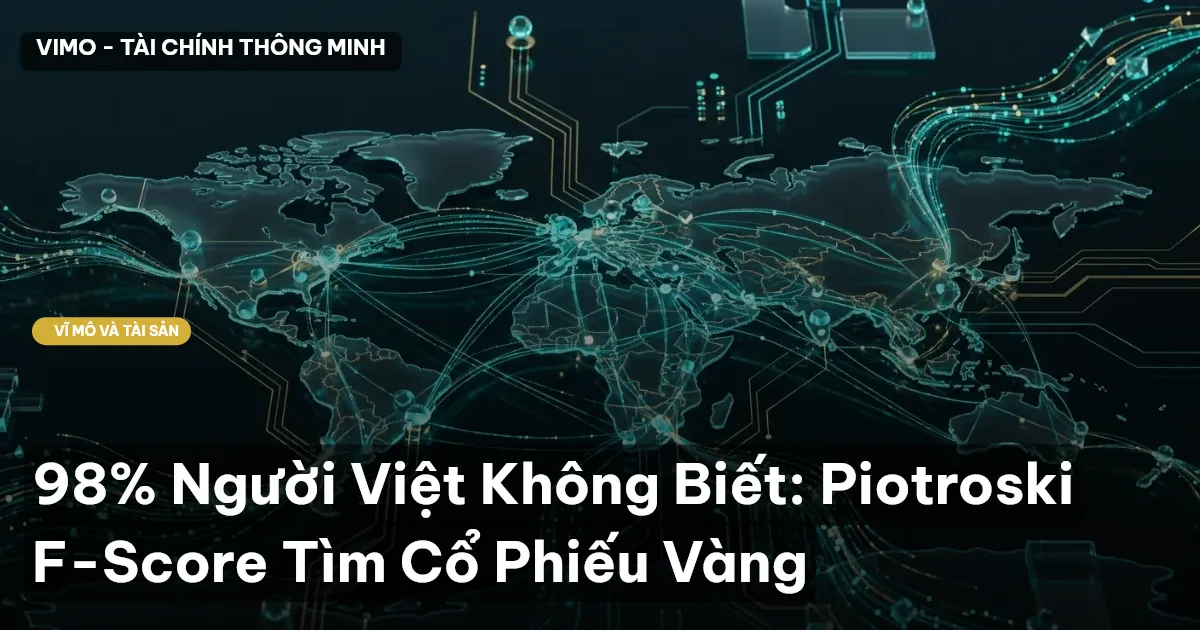 98% Người Việt Không Biết: Piotroski F-Score Tìm Cổ Phiếu Vàng