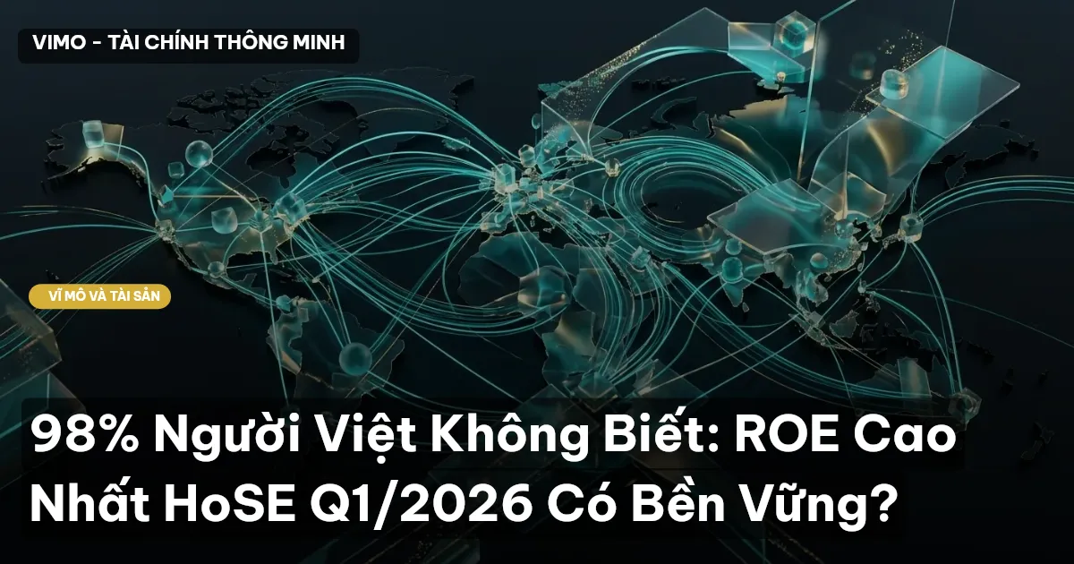 98% Người Việt Không Biết: ROE Cao Nhất HoSE Q1/2026 Có Bền Vững?