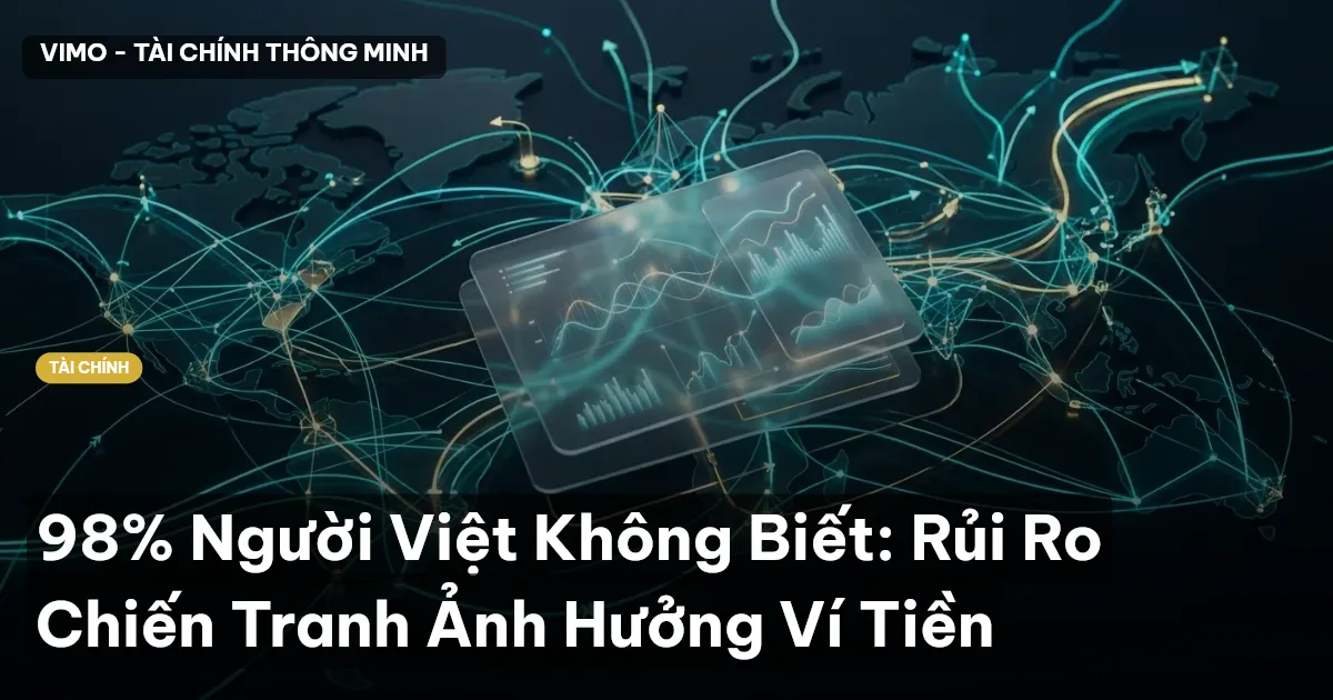 98% Người Việt Không Biết: Rủi Ro Chiến Tranh Ảnh Hưởng Ví Tiền
