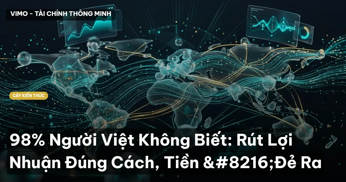 98% Người Việt Không Biết: Rút Lợi Nhuận Đúng Cách, Tiền ‘Đẻ Ra