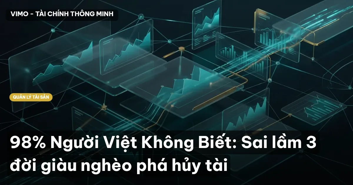 98% Người Việt Không Biết: Sai lầm 3 đời giàu nghèo phá hủy tài