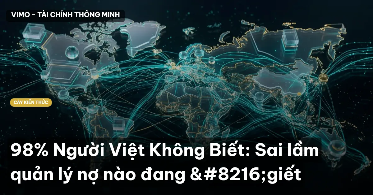 98% Người Việt Không Biết: Sai lầm quản lý nợ nào đang ‘giết