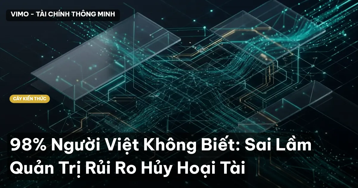 98% Người Việt Không Biết: Sai Lầm Quản Trị Rủi Ro Hủy Hoại Tài