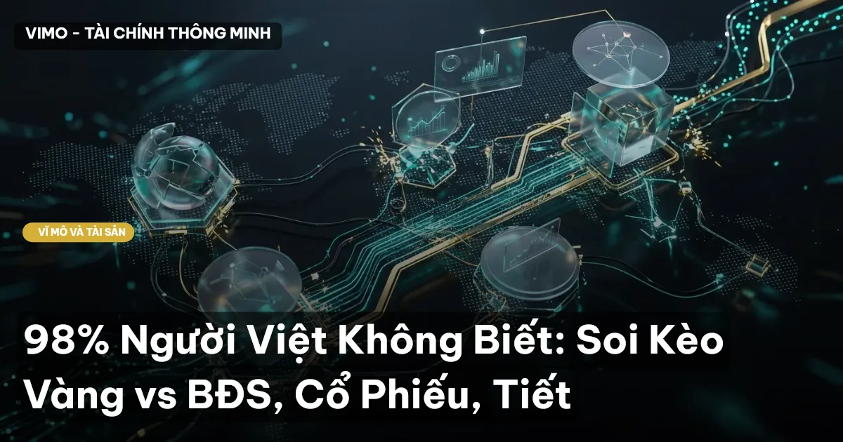 98% Người Việt Không Biết: Soi Kèo Vàng vs BĐS, Cổ Phiếu, Tiết