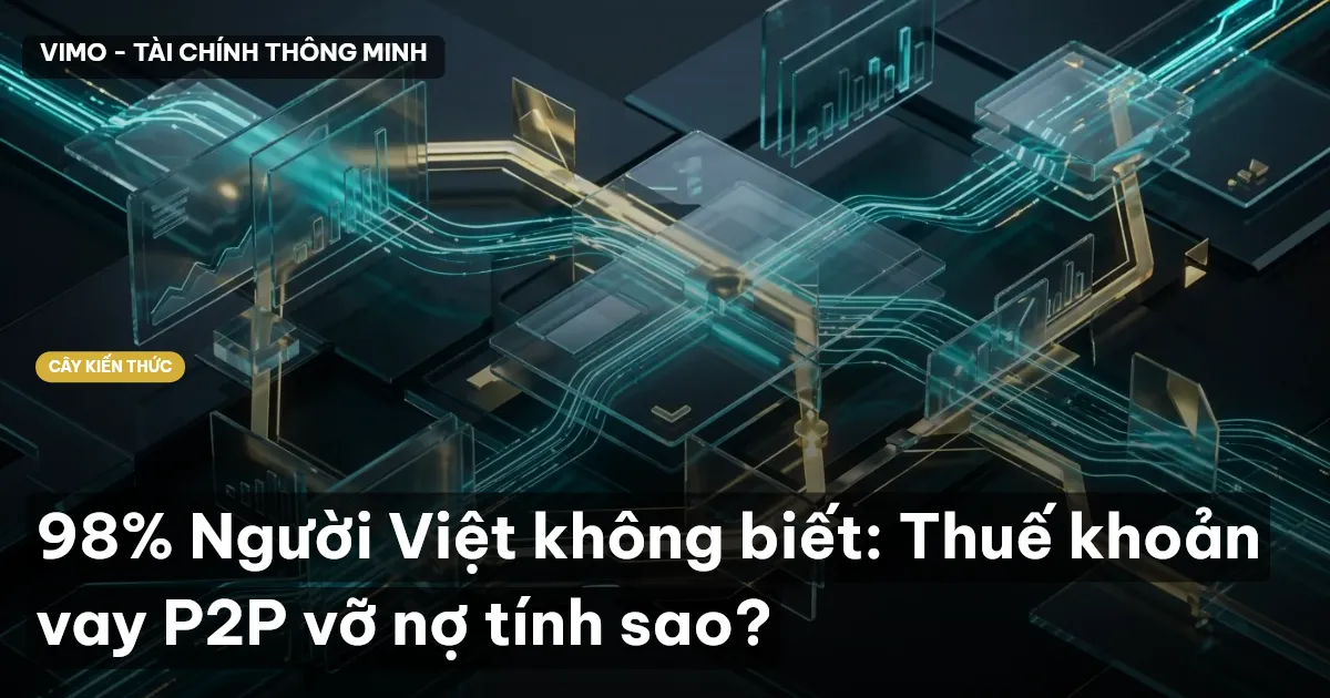 98% Người Việt không biết: Thuế khoản vay P2P vỡ nợ tính sao?