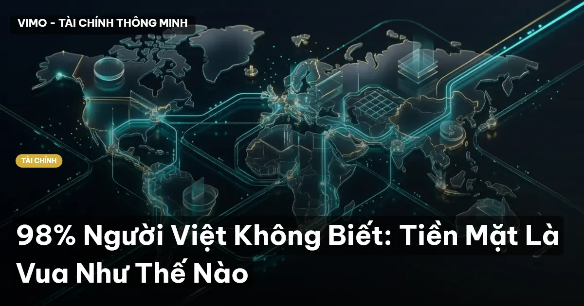 98% Người Việt Không Biết: Tiền Mặt Là Vua Như Thế Nào