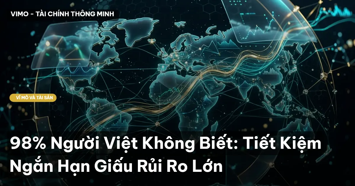 98% Người Việt Không Biết: Tiết Kiệm Ngắn Hạn Giấu Rủi Ro Lớn