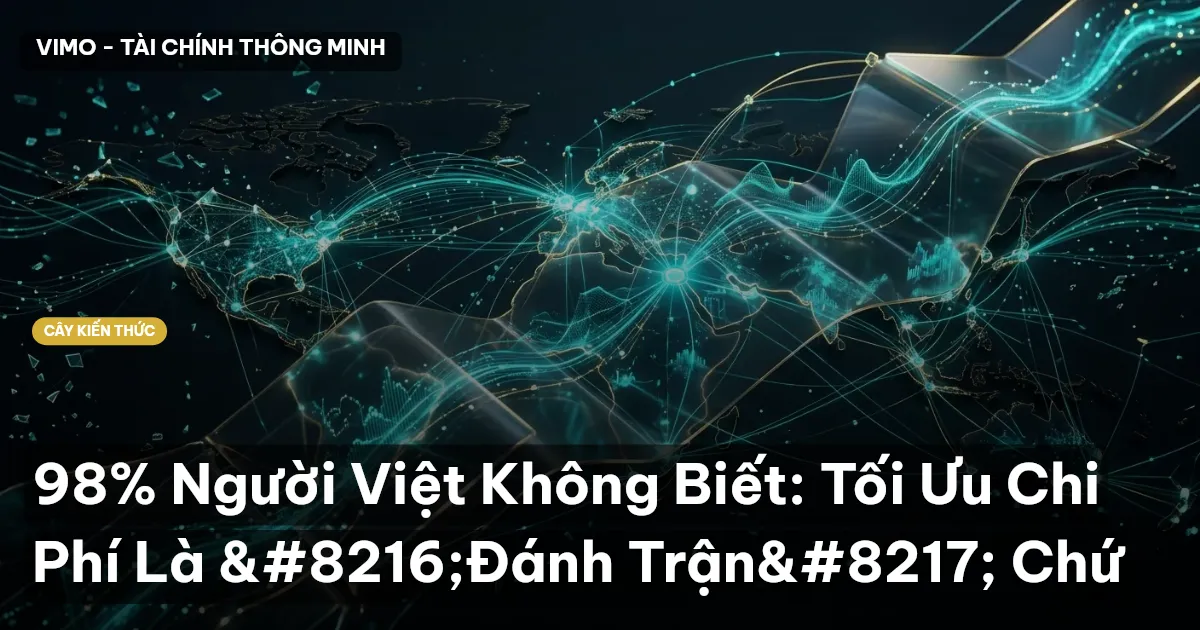 98% Người Việt Không Biết: Tối Ưu Chi Phí Là ‘Đánh Trận’ Chứ