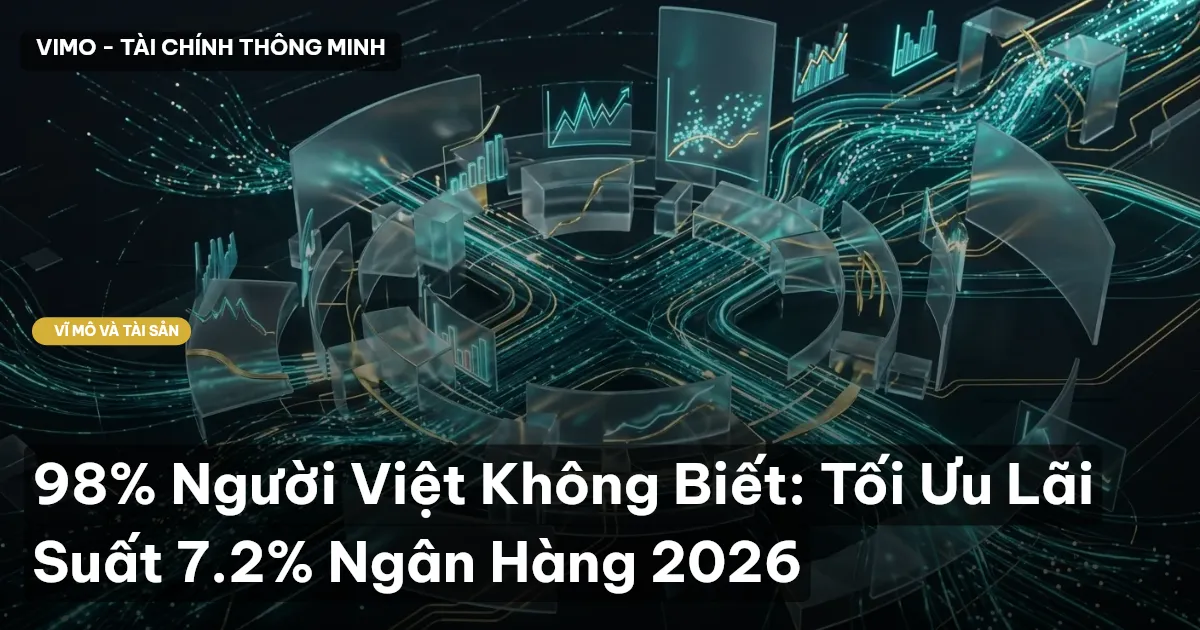 98% Người Việt Không Biết: Tối Ưu Lãi Suất 7.2% Ngân Hàng 2026