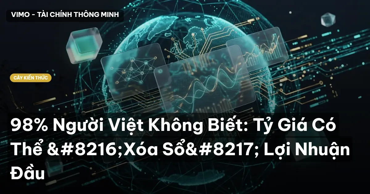 98% Người Việt Không Biết: Tỷ Giá Có Thể ‘Xóa Sổ’ Lợi Nhuận Đầu