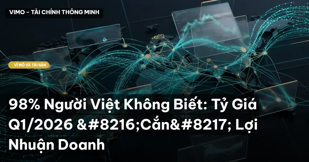 98% Người Việt Không Biết: Tỷ Giá Q1/2026 ‘Cắn’ Lợi Nhuận Doanh
