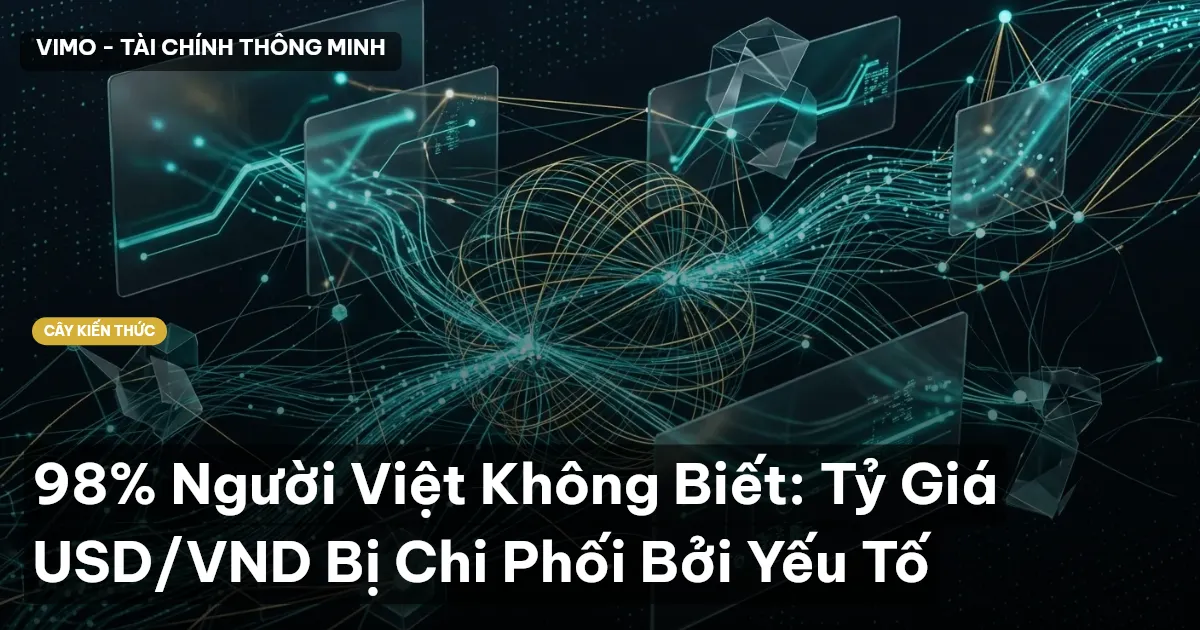98% Người Việt Không Biết: Tỷ Giá USD/VND Bị Chi Phối Bởi Yếu Tố