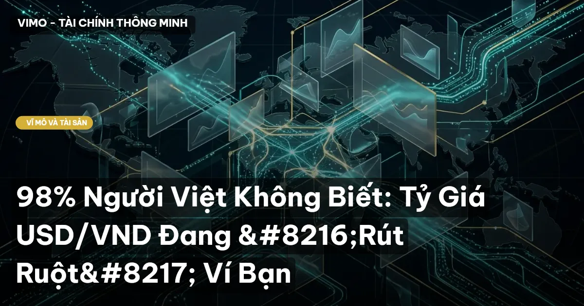 98% Người Việt Không Biết: Tỷ Giá USD/VND Đang ‘Rút Ruột’ Ví Bạn