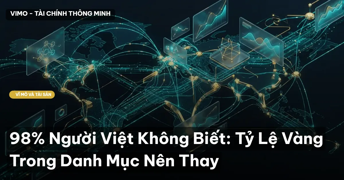 98% Người Việt Không Biết: Tỷ Lệ Vàng Trong Danh Mục Nên Thay
