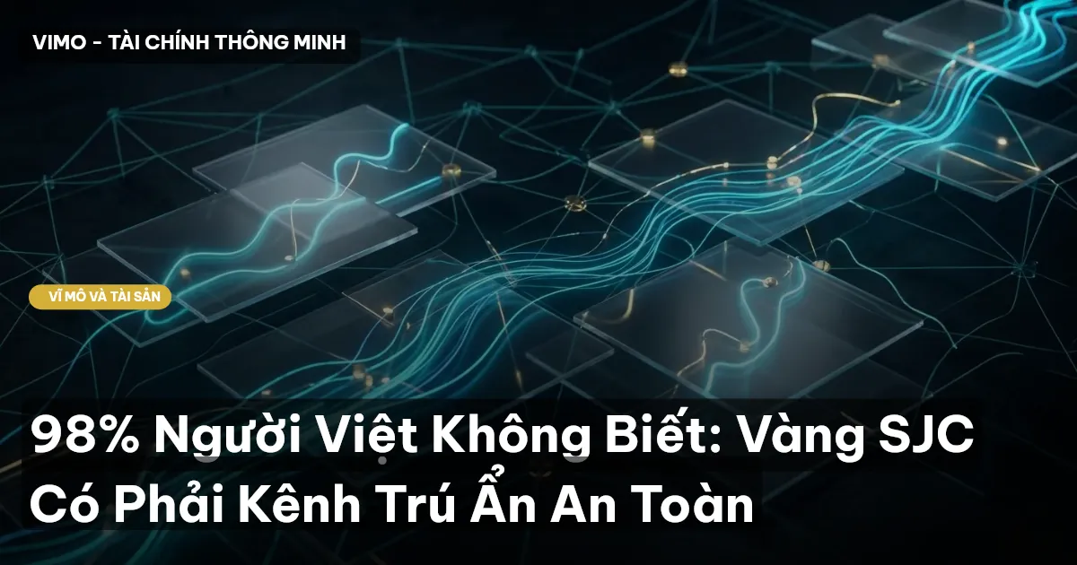98% Người Việt Không Biết: Vàng SJC Có Phải Kênh Trú Ẩn An Toàn