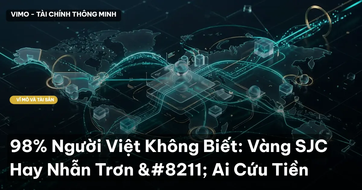 98% Người Việt Không Biết: Vàng SJC Hay Nhẫn Trơn – Ai Cứu Tiền
