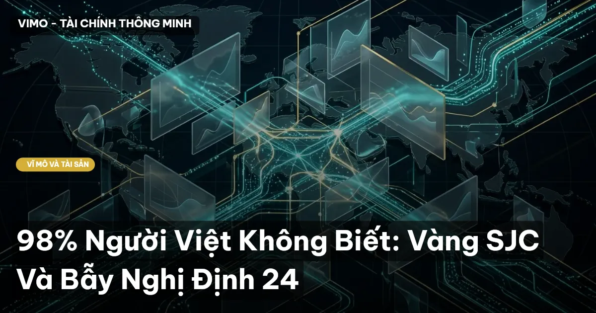 98% Người Việt Không Biết: Vàng SJC Và Bẫy Nghị Định 24
