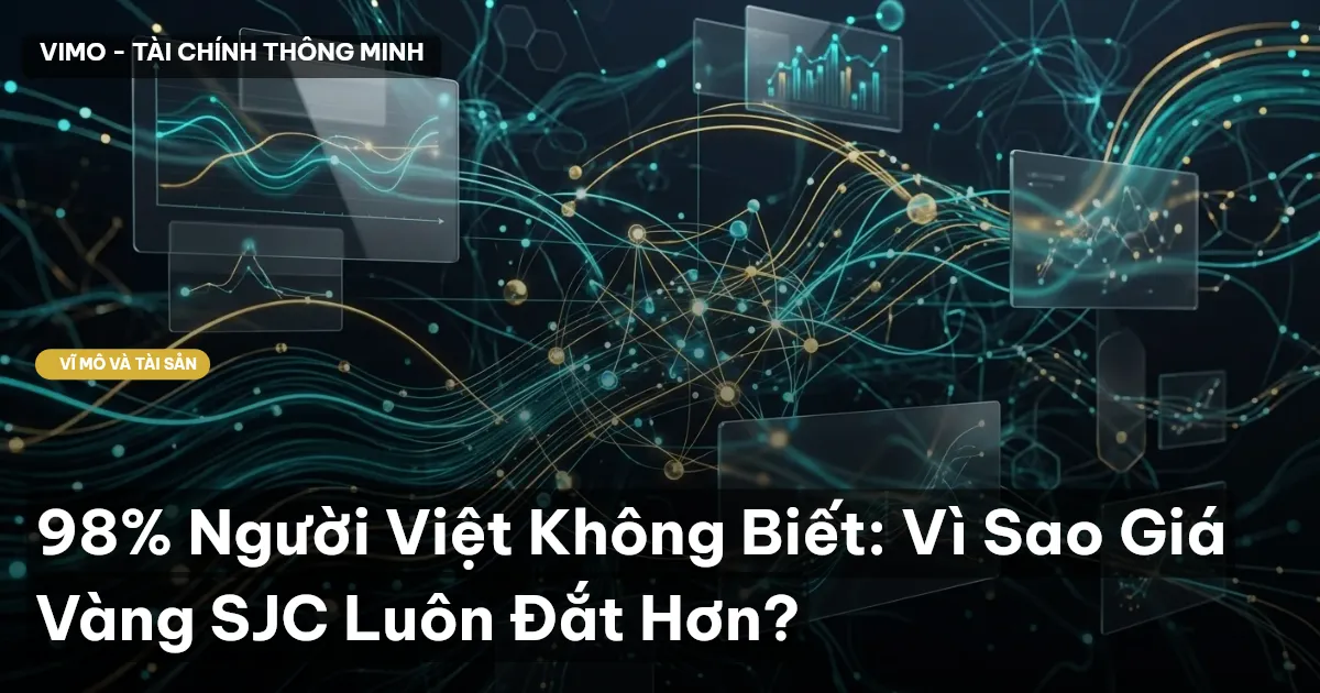 98% Người Việt Không Biết: Vì Sao Giá Vàng SJC Luôn Đắt Hơn?