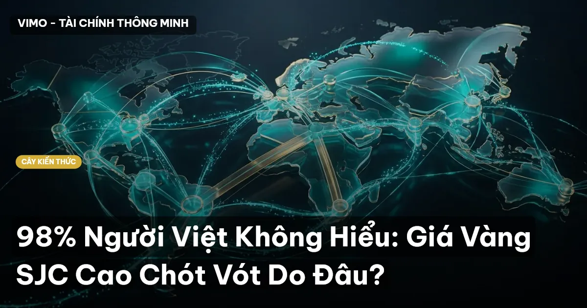 98% Người Việt Không Hiểu: Giá Vàng SJC Cao Chót Vót Do Đâu?