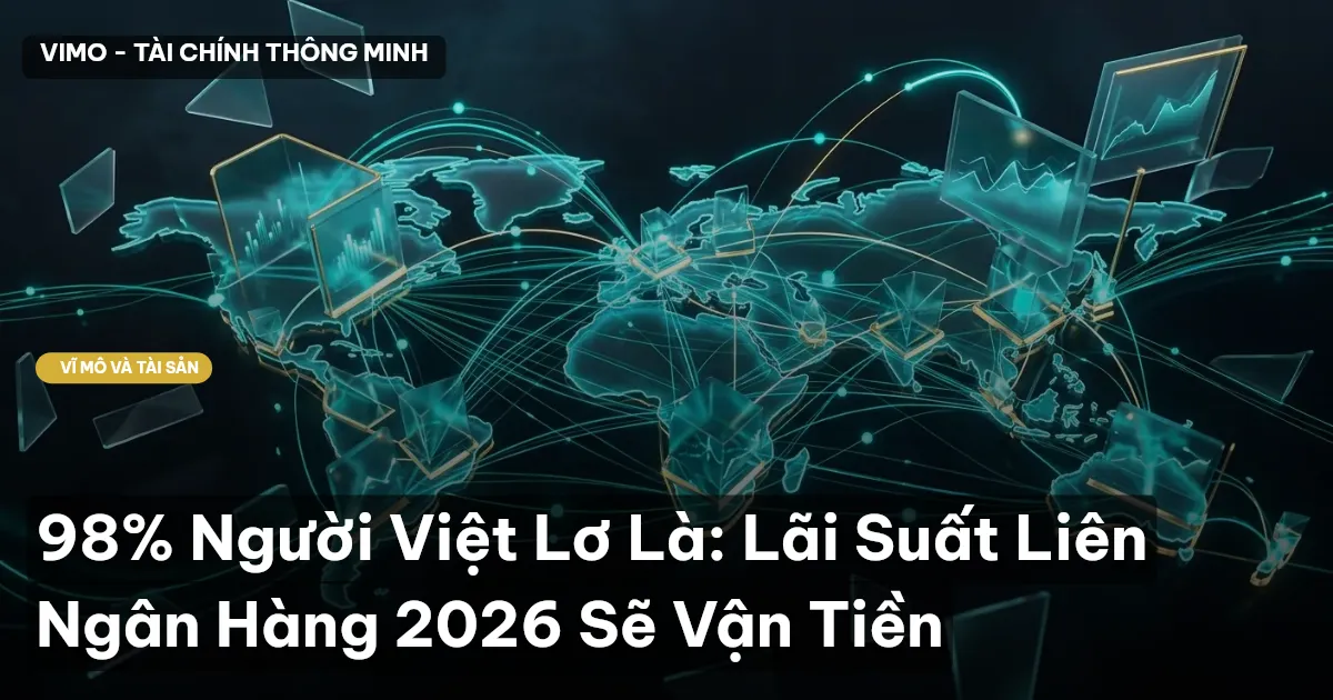 98% Người Việt Lơ Là: Lãi Suất Liên Ngân Hàng 2026 Sẽ Vận Tiền