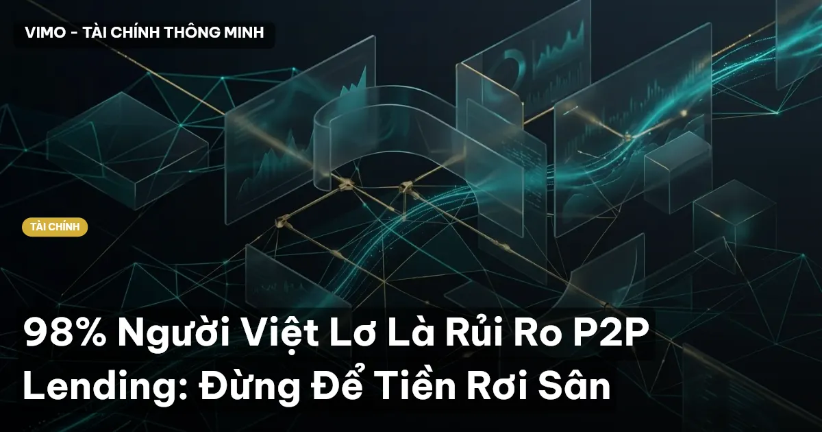 98% Người Việt Lơ Là Rủi Ro P2P Lending: Đừng Để Tiền Rơi Sân
