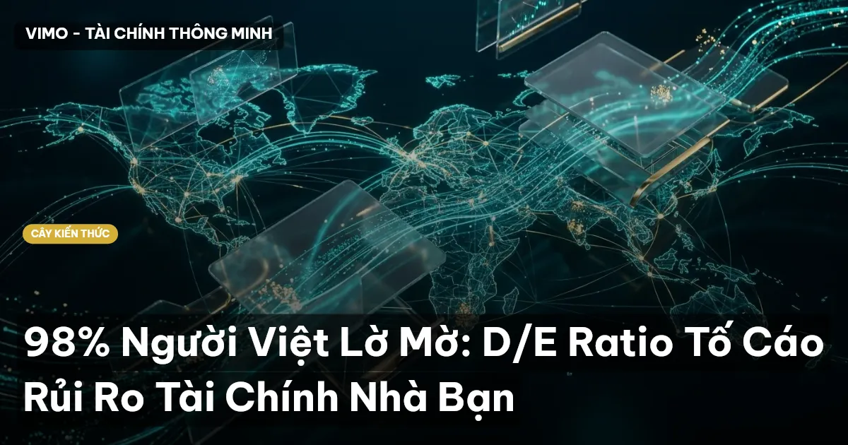 98% Người Việt Lờ Mờ: D/E Ratio Tố Cáo Rủi Ro Tài Chính Nhà Bạn