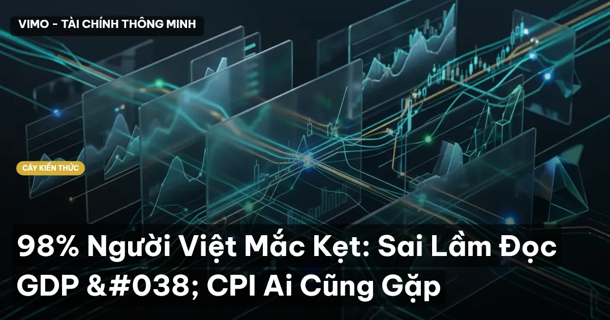 98% Người Việt Mắc Kẹt: Sai Lầm Đọc GDP & CPI Ai Cũng Gặp