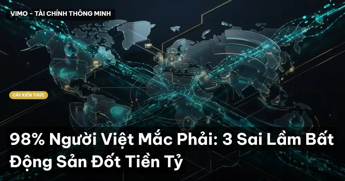 98% Người Việt Mắc Phải: 3 Sai Lầm Bất Động Sản Đốt Tiền Tỷ