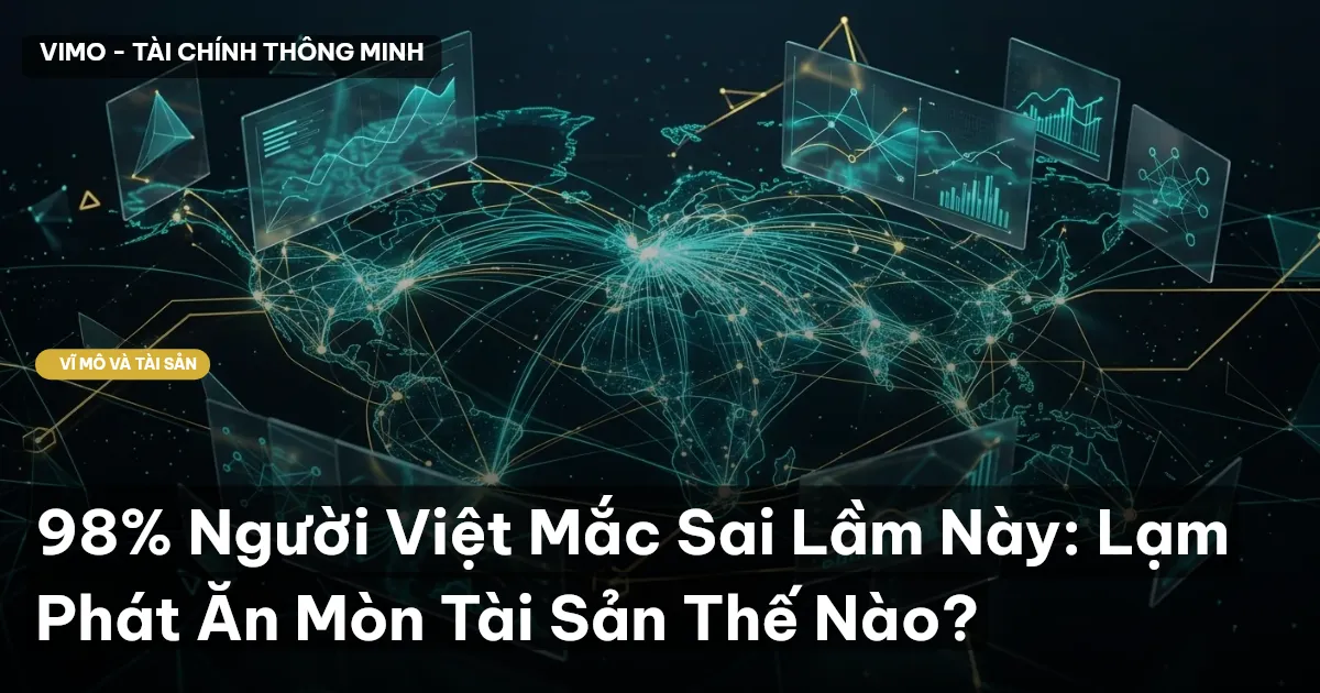 98% Người Việt Mắc Sai Lầm Này: Lạm Phát Ăn Mòn Tài Sản Thế Nào?