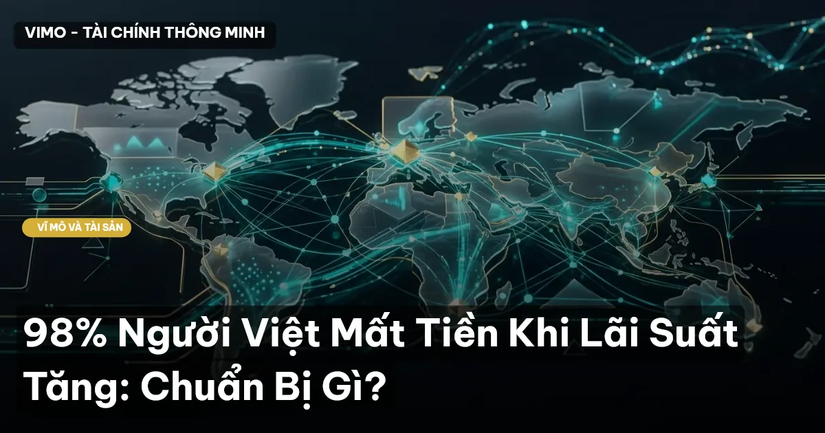 98% Người Việt Mất Tiền Khi Lãi Suất Tăng: Chuẩn Bị Gì?