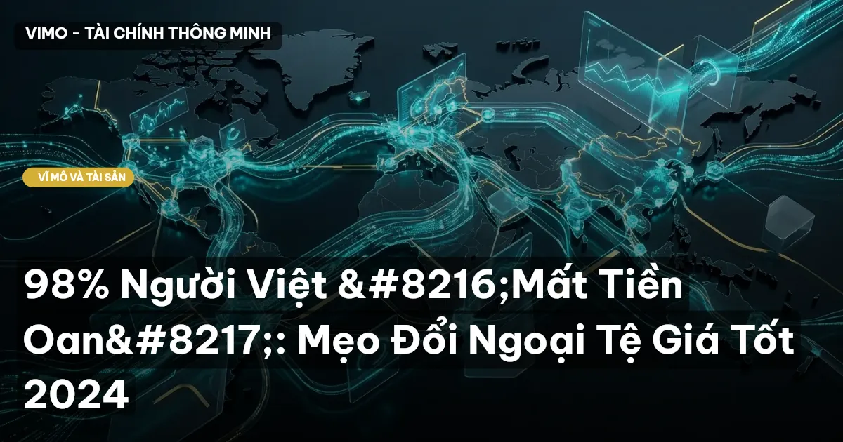 98% Người Việt ‘Mất Tiền Oan’: Mẹo Đổi Ngoại Tệ Giá Tốt 2024