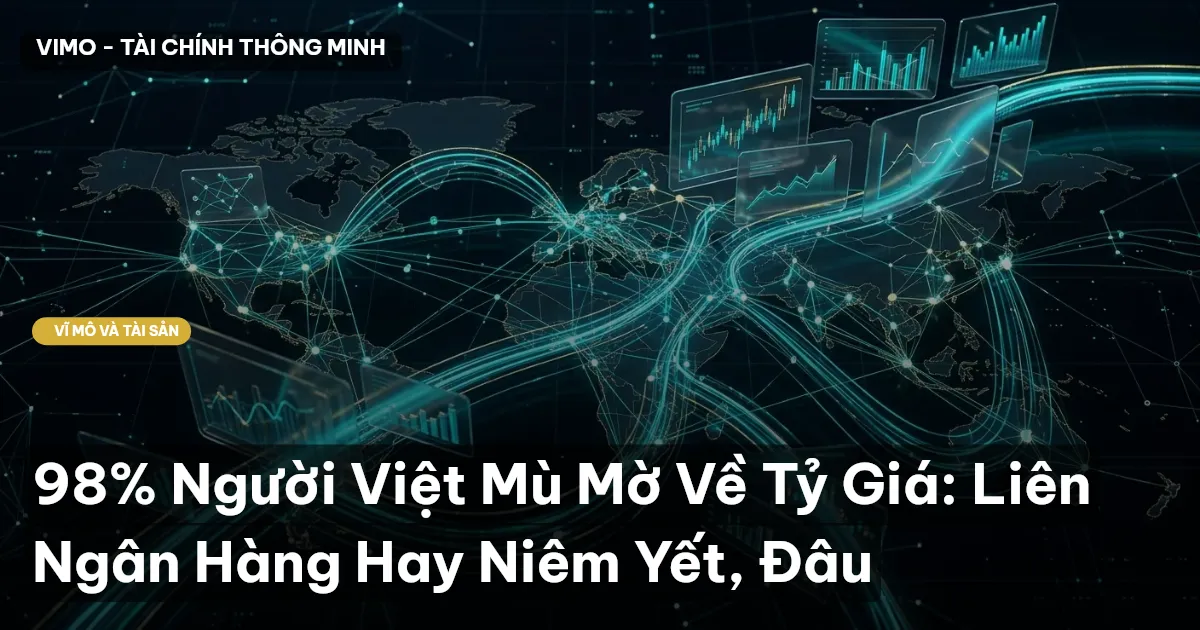 98% Người Việt Mù Mờ Về Tỷ Giá: Liên Ngân Hàng Hay Niêm Yết, Đâu