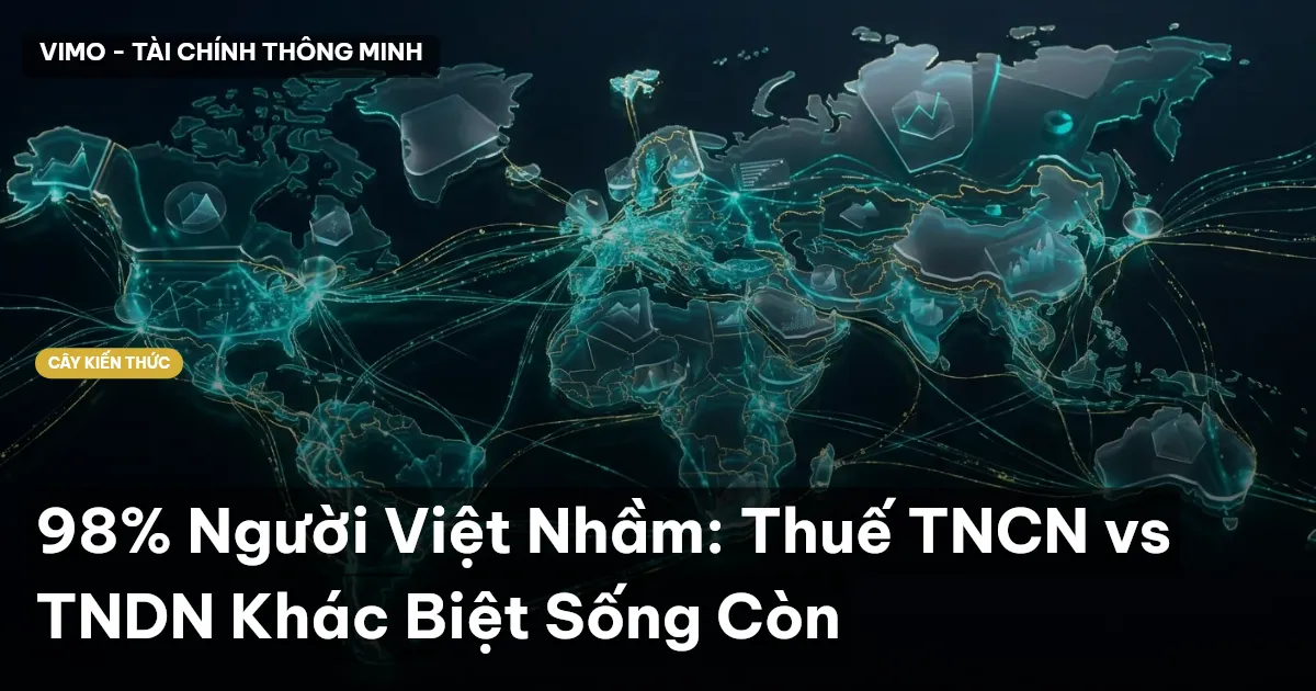 98% Người Việt Nhầm: Thuế TNCN vs TNDN Khác Biệt Sống Còn