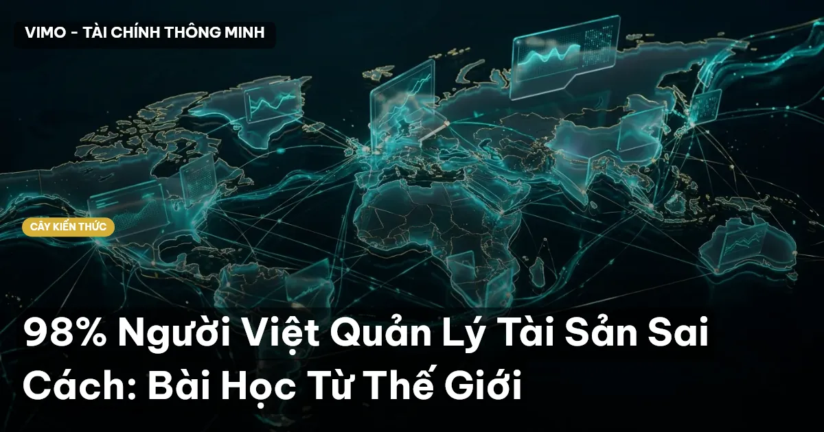 98% Người Việt Quản Lý Tài Sản Sai Cách: Bài Học Từ Thế Giới