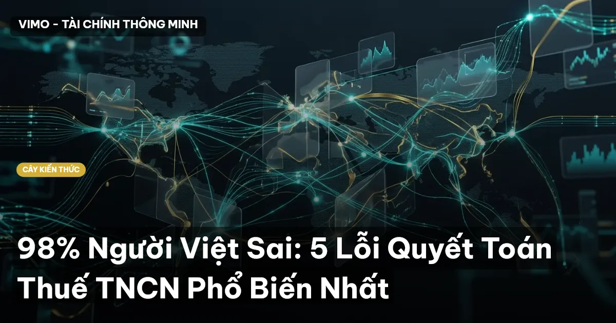 98% Người Việt Sai: 5 Lỗi Quyết Toán Thuế TNCN Phổ Biến Nhất