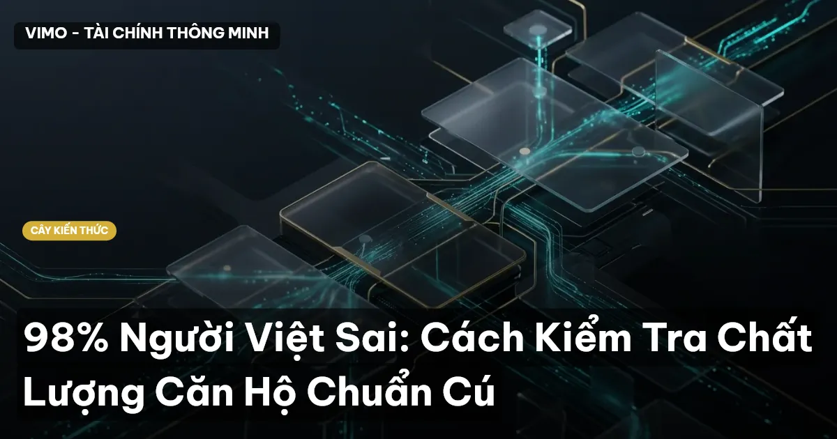 98% Người Việt Sai: Cách Kiểm Tra Chất Lượng Căn Hộ Chuẩn Cú