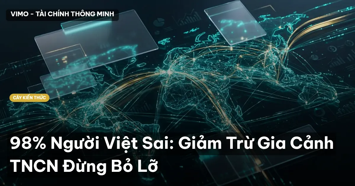 98% Người Việt Sai: Giảm Trừ Gia Cảnh TNCN Đừng Bỏ Lỡ