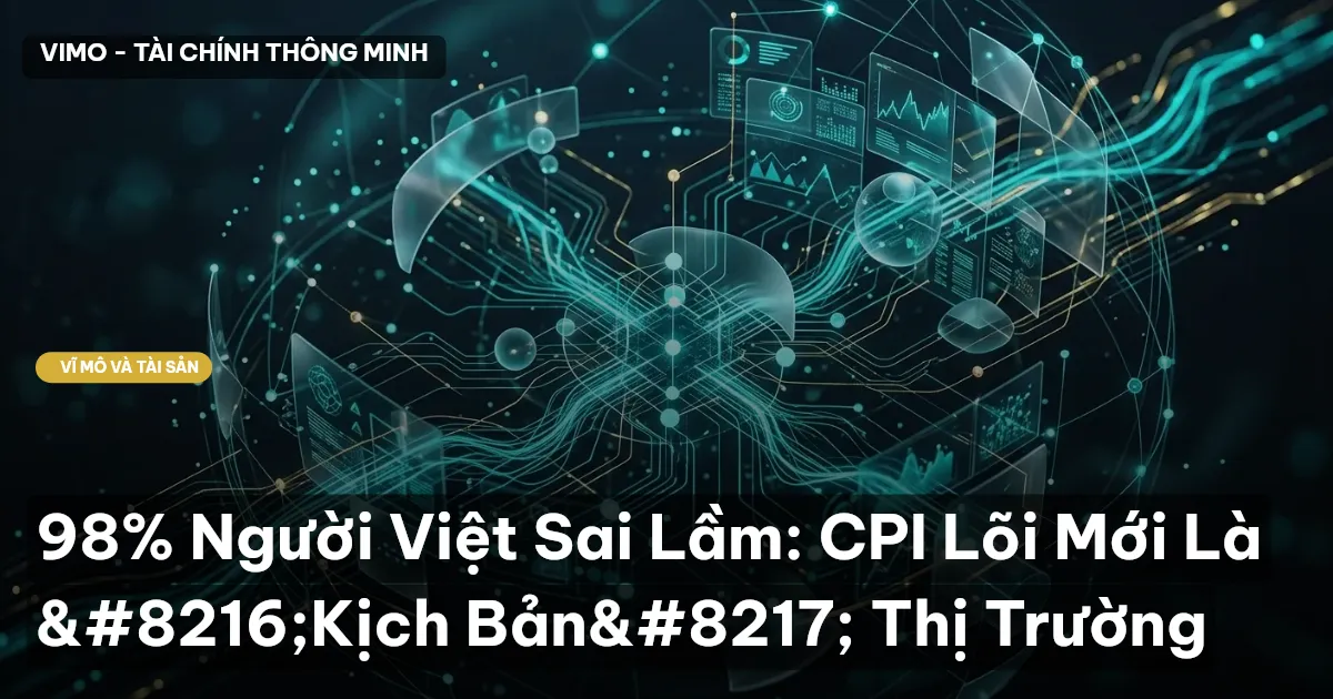 98% Người Việt Sai Lầm: CPI Lõi Mới Là ‘Kịch Bản’ Thị Trường