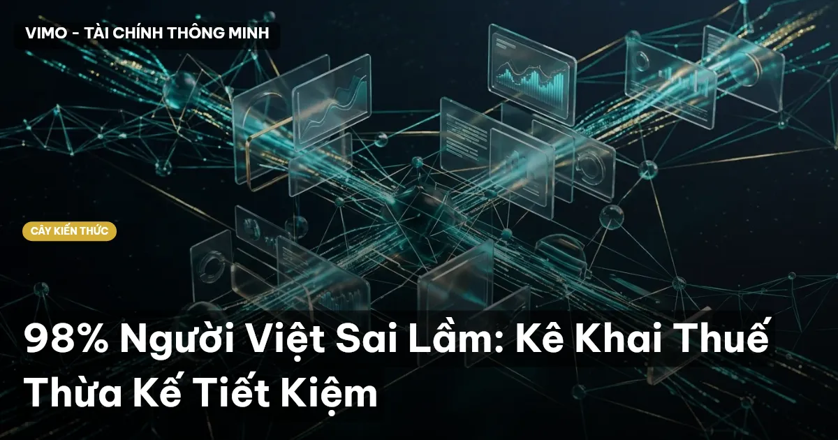 98% Người Việt Sai Lầm: Kê Khai Thuế Thừa Kế Tiết Kiệm